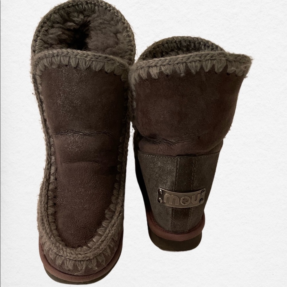 Gently Worn (Never WITHOUT Socks) Mou Boots
